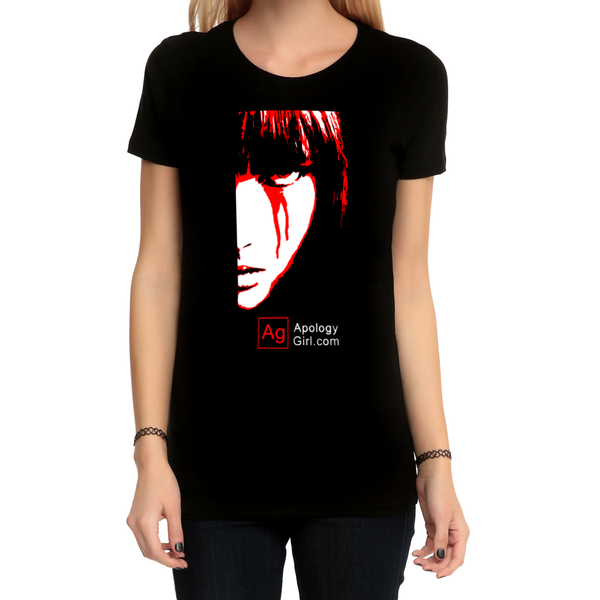 Crying Blood - on Ladies T - by Apology Girl