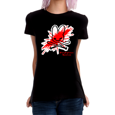 Bloody bats lapin - ladies t - by pink nightmare squad