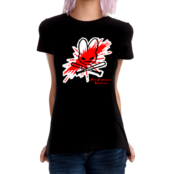 Bloody Bats Lapin - Ladies T - by Pink Nightmare Squad