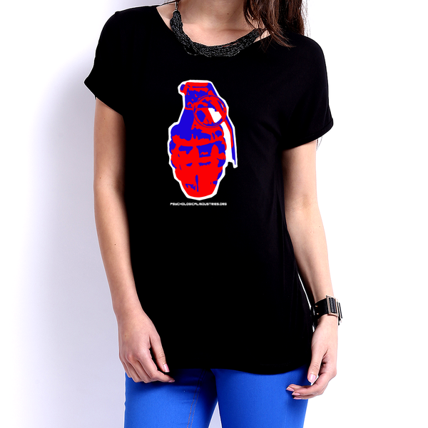 Pop Grenade on Ladies T - by Psychological Industries