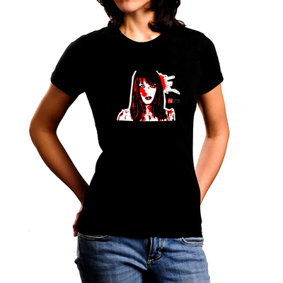 Blood test - on ladies t - by apology girl