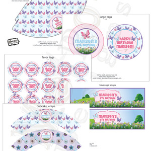 Butterfly Birthday Party Decorations - Thumbnail 2