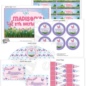 Butterfly Birthday Party Decorations - Thumbnail 4