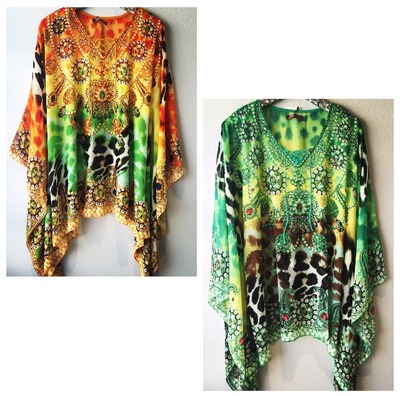 Embellished Caftan Coverup