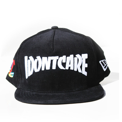 I DONT CARE Corduroy Snapback