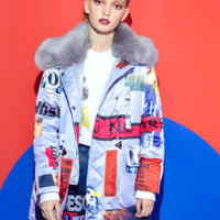 ISABEL KLEIN RETRO MAGAZINE FIGURED WINTER COAT F154043666 - Thumbnail 1