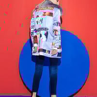 ISABEL KLEIN RETRO MAGAZINE FIGURED WINTER COAT F154043666 - Thumbnail 2