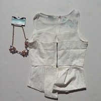 Dressy Mesh Peplum - S - Thumbnail 2