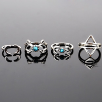 Boho Goddess 6 Piece Ring Set - Thumbnail 1