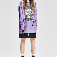 INXX HIGH FASHION BLACK AND BLANK PRINTED PURPLE SWEATSHIRT TM53100575 - Thumbnail 3