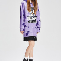 INXX HIGH FASHION BLACK AND BLANK PRINTED PURPLE SWEATSHIRT TM53100575 - Thumbnail 4