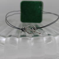 "Hannah" in Enchanted Resin and Black Wire  - Thumbnail 1