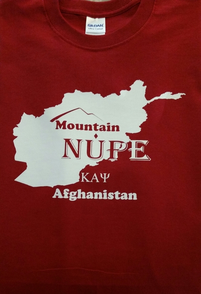 Kappa Alpha Psi Mountain NUPE Afghanistan SS or LS Shirt