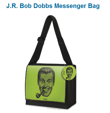J R BOB Dobbs - Messenger Bag - Church of the SubGenius