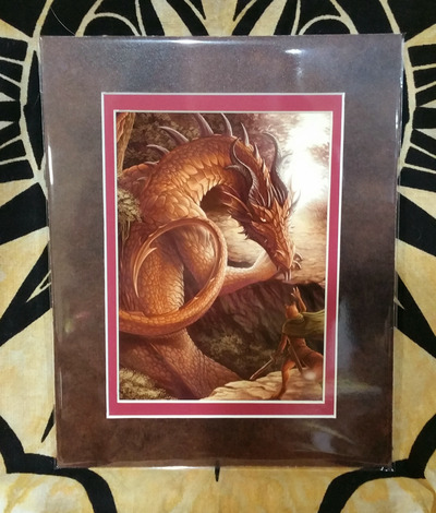 Wyrm 5 x 7 matted print