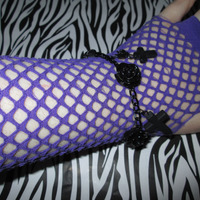 Black Rose and Crosses Bracelet - Thumbnail 3