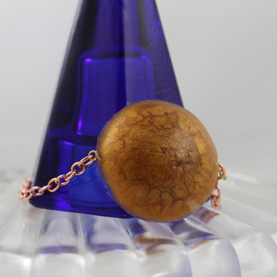 Dot! tiger lily with rose gold chain