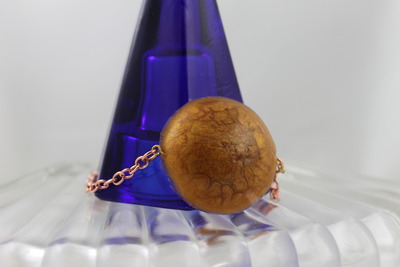 Dot! Tiger Lily with Rose Gold Chain