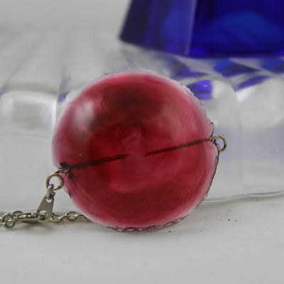 Dot! dahlia silver chain bracelet 