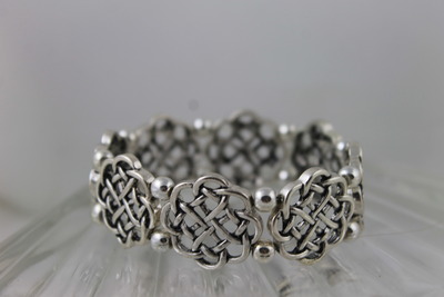 "Forever Celtic" Silver Bracelet 