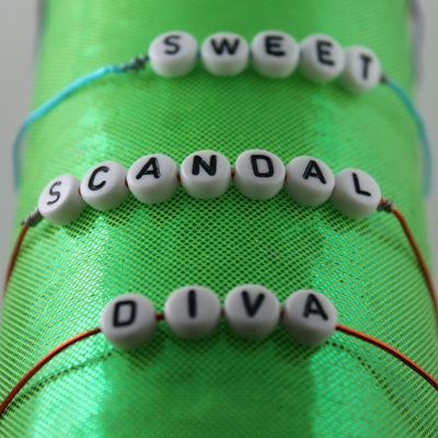 Word play bracelet - diva 