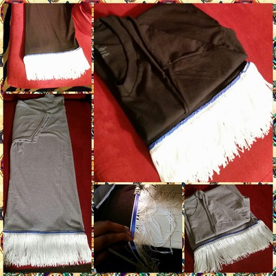 Adult(male) fringed border shirts (set of 3)