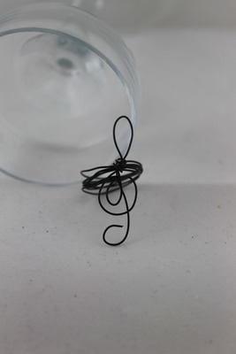 "Music" Wire Wrapped Ring