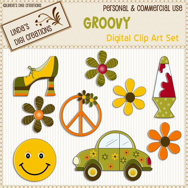 Groovy (Clip Art Set)