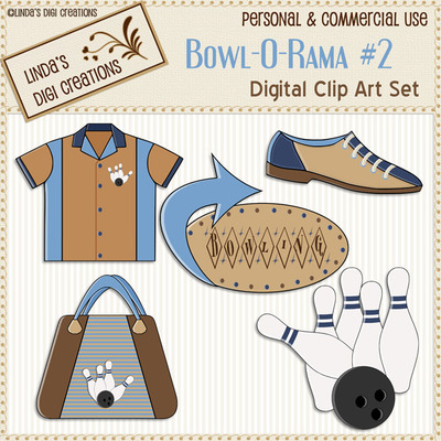 Bowl-o-rama #2 (clip art set) - Thumbnail 5