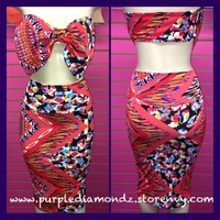 Red 2piece - Thumbnail 1