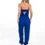 Royal Cinched Waist Romper-1