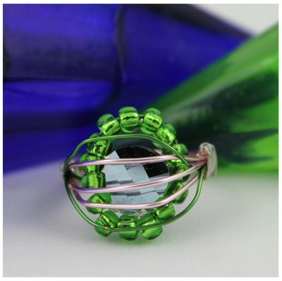 Crystal Citrine Briolette Ring 