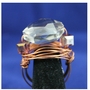 Smoked Topaz Wire Wrapped Ring -1