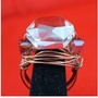 Smoked Topaz Wire Wrapped Ring -2