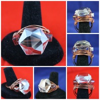 Smoked Topaz Wire Wrapped Ring  - Thumbnail 4