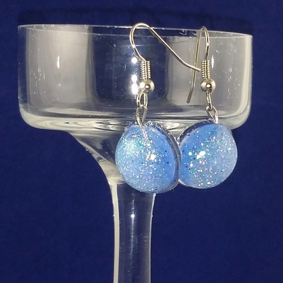 "Dots!" Earrings in Sugar Cube Resin