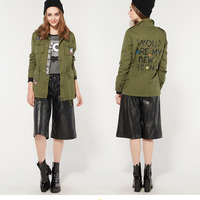 CACHE STREET FASHION DARK GREEN MILITARY STYLE JACKET - Thumbnail 3