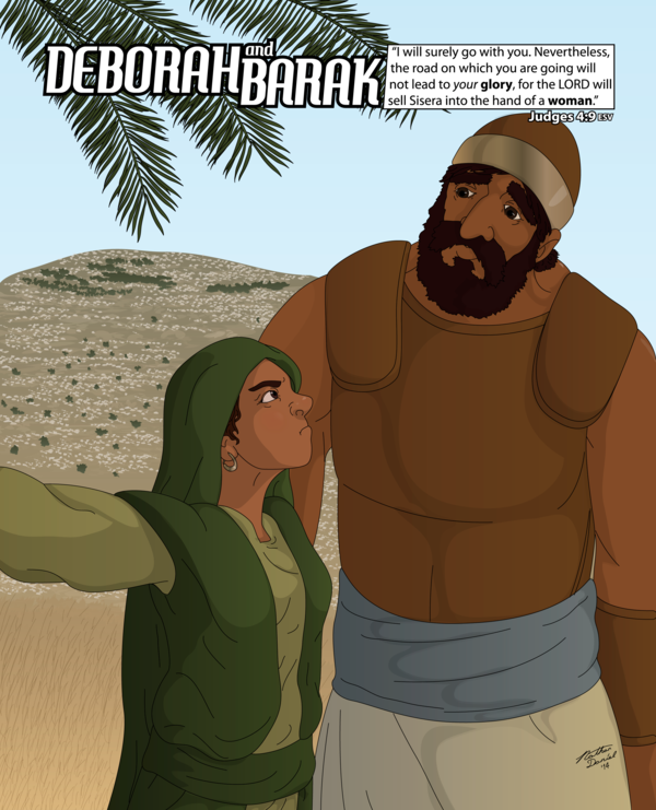 Deborah & Barak (8 x 10)