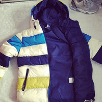 ADS NEO FASHION UNISEX THICK PADDED WHITE DOWN COAT - Thumbnail 3