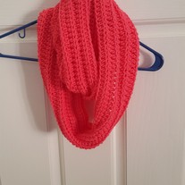 Coral Infinity Scarf