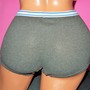 Hanes Gray Boyshorts, Large-1