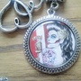 Sugar Skull Lolita Tattoo Queen Hearts Necklace-1
