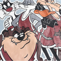 STREET FASHION GOOFY CARTOON EMBROIDERED DENIM DRESS SHIRT - Thumbnail 3