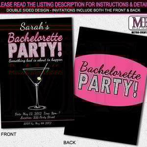 Bachelorette Party Invitations