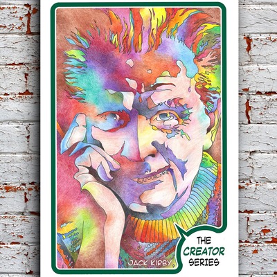 Jack kirby (creator series) 12x18 art print