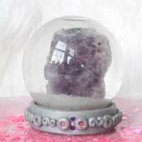 Amethyst Glitter Globe - Thumbnail 4