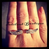 Adjustable Wings (Gold) Ring