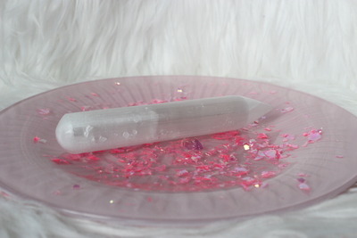 Pointed Selenite Wand