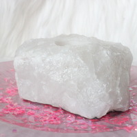 Crystal Quartz Tea Light Holder - Thumbnail 3