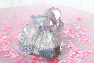 Titanium Treated Amethyst 